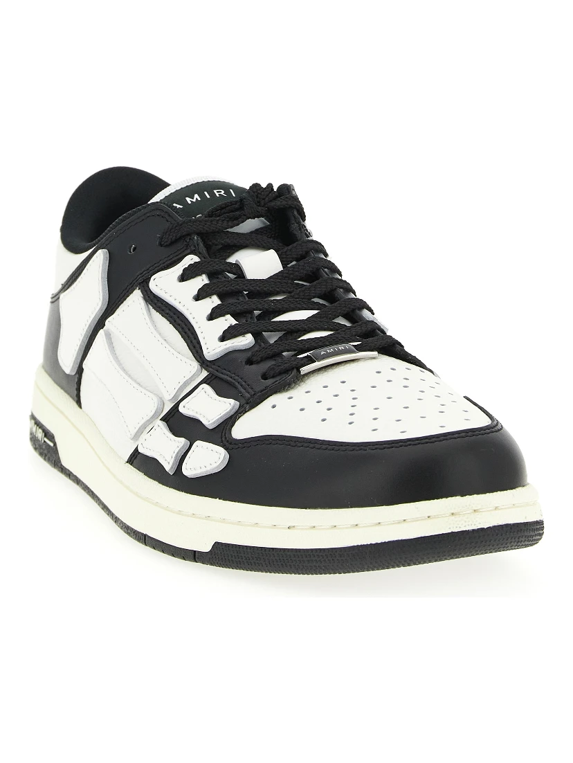 Bicolor Calfskin Low Top Sneakers