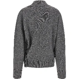 Gray Wool Cardigan