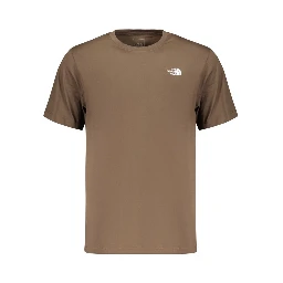 Brown Cotton Men's T-Shirt