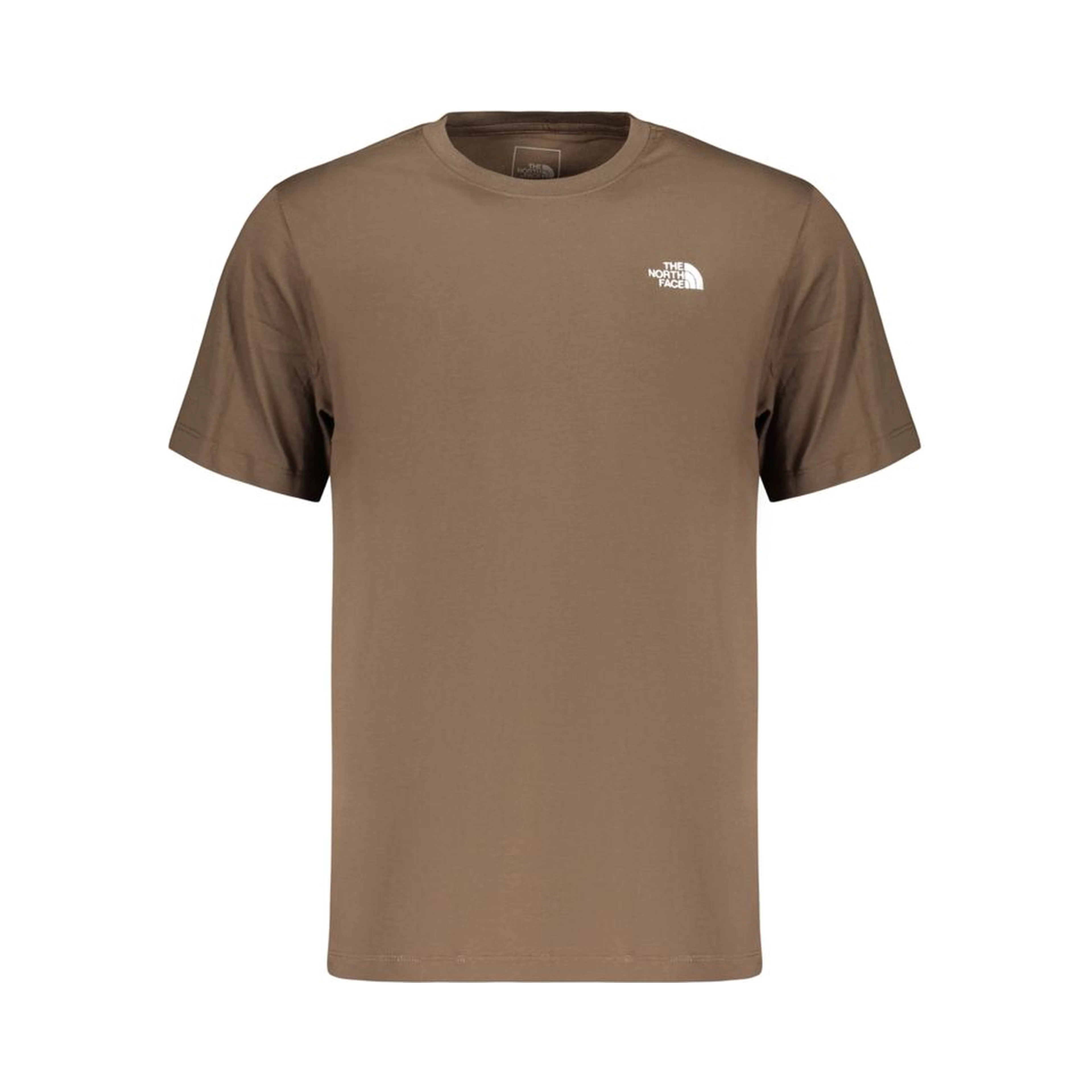 Brown Cotton Men's T-Shirt