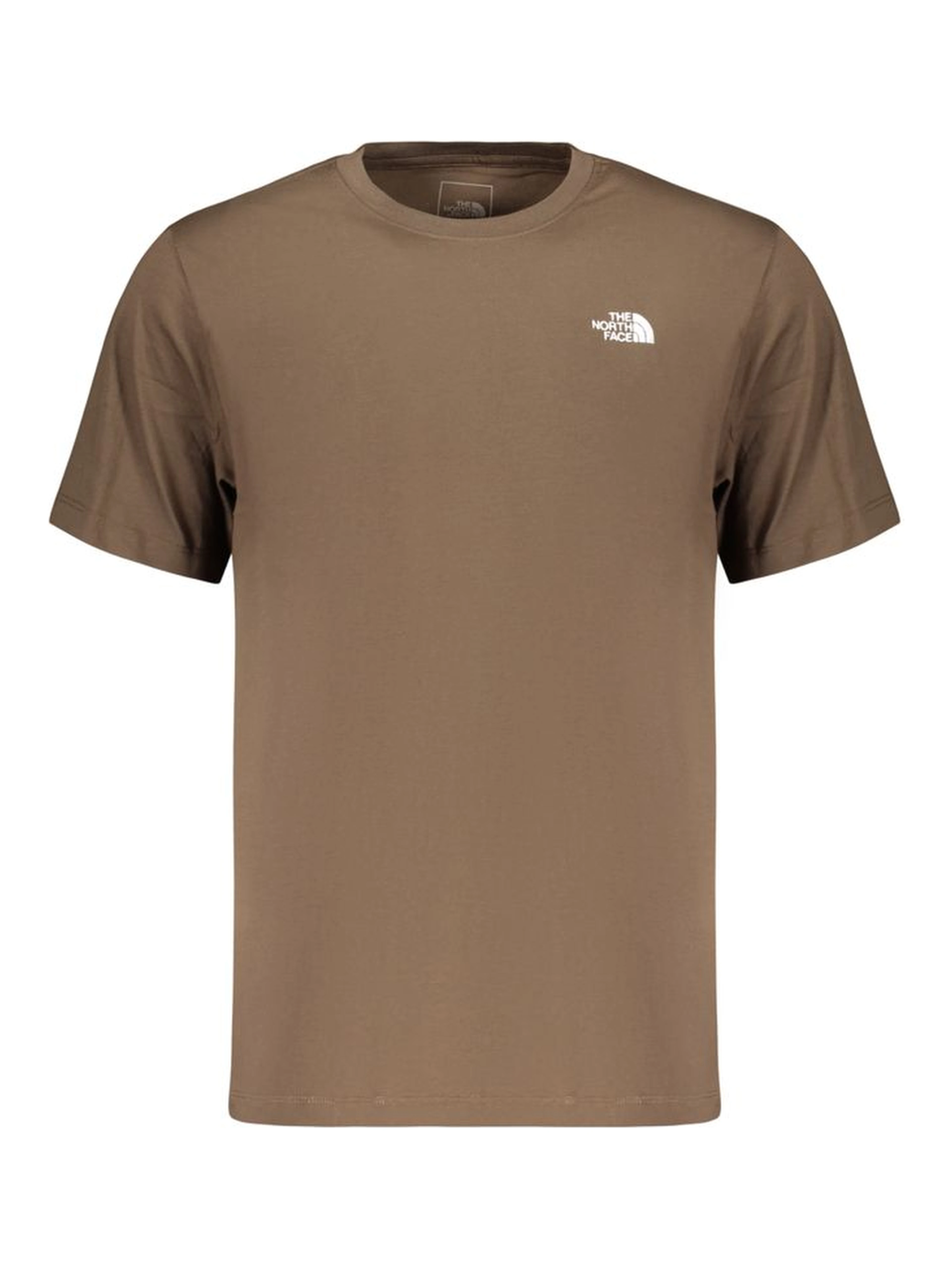 Brown Cotton Men's T-Shirt
