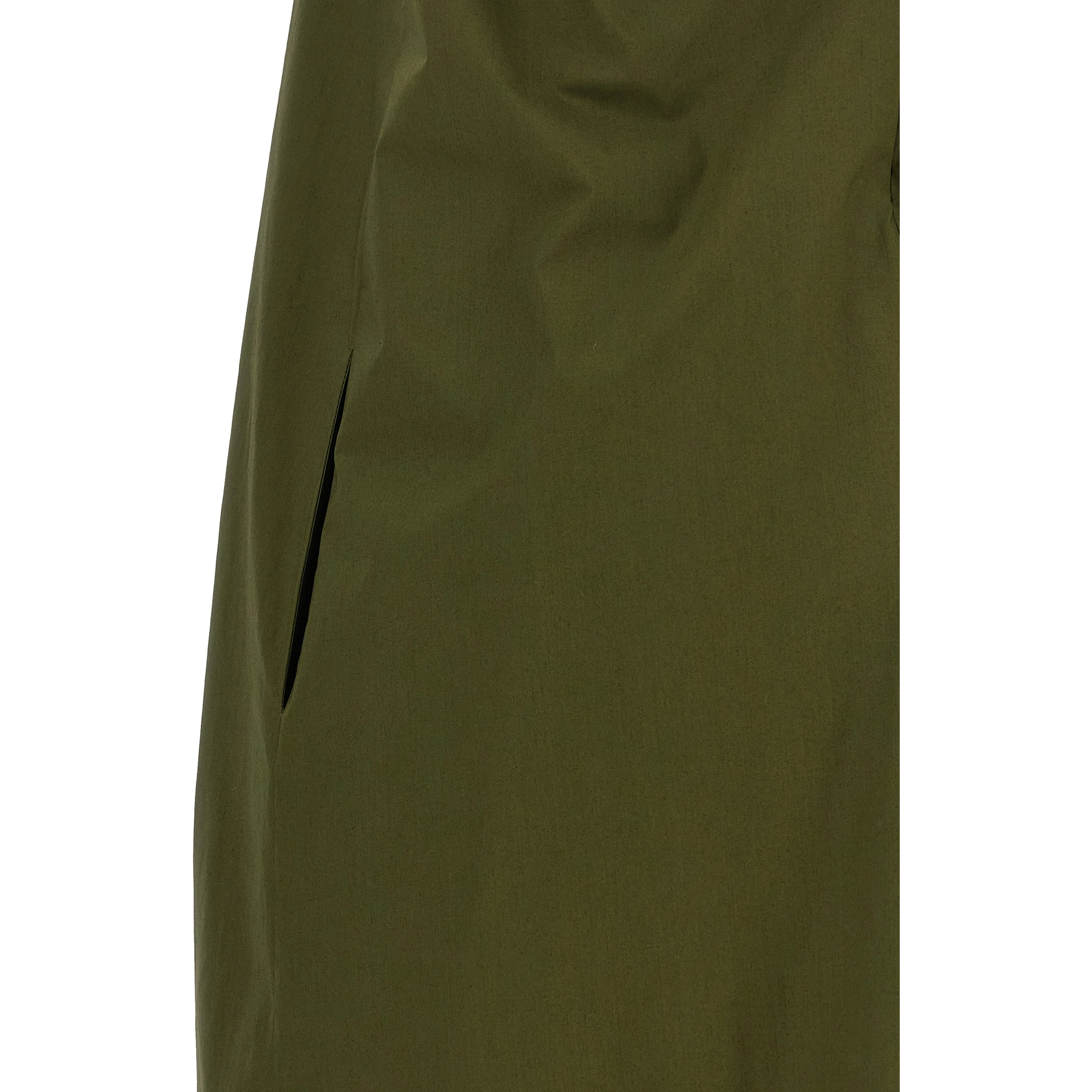 Bicolor Cotton Long Dress