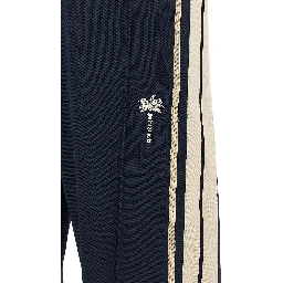 Blue Polyester Joggers (Workout Pants)