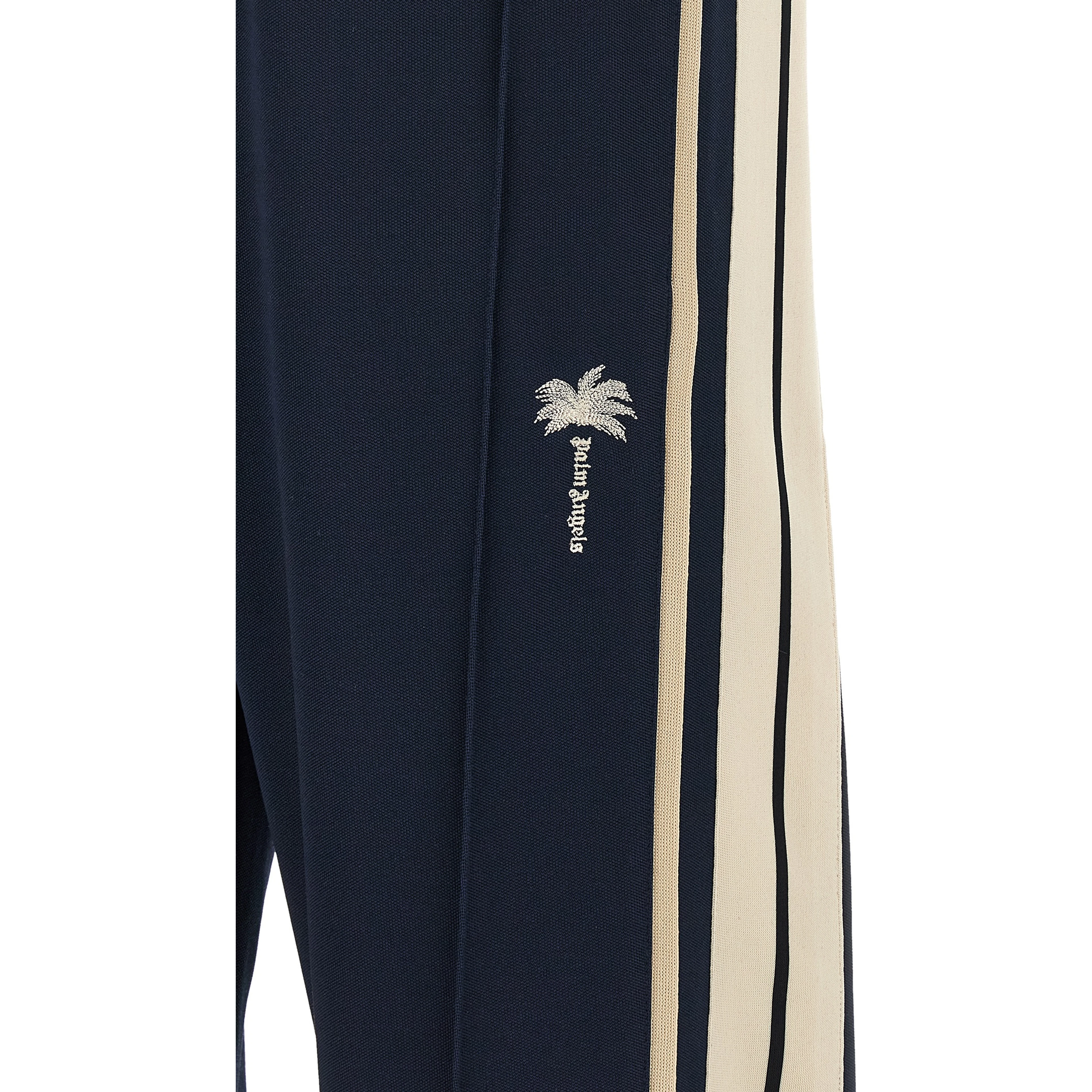 Blue Polyester Joggers (Workout Pants)