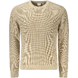 Beige Cotton Men's Shirt
