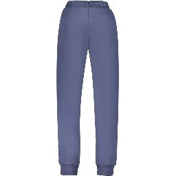 Blue Cotton Men's Trouser