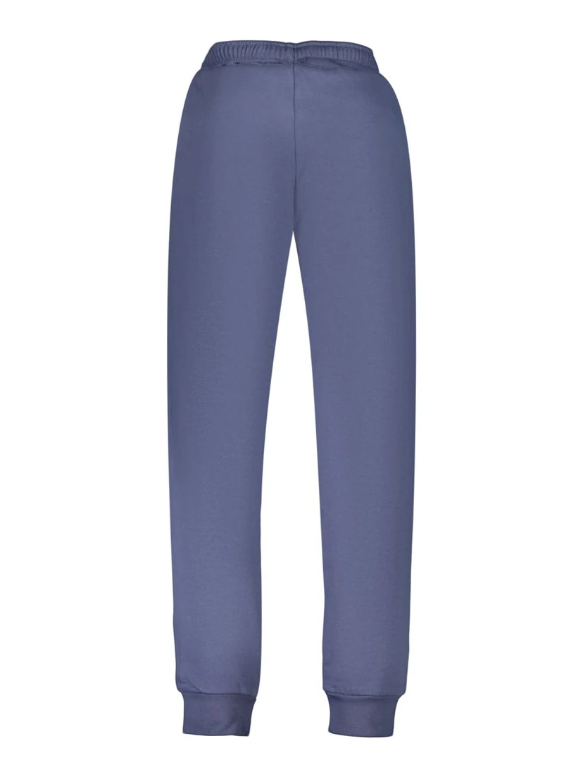 Blue Cotton Men's Trouser