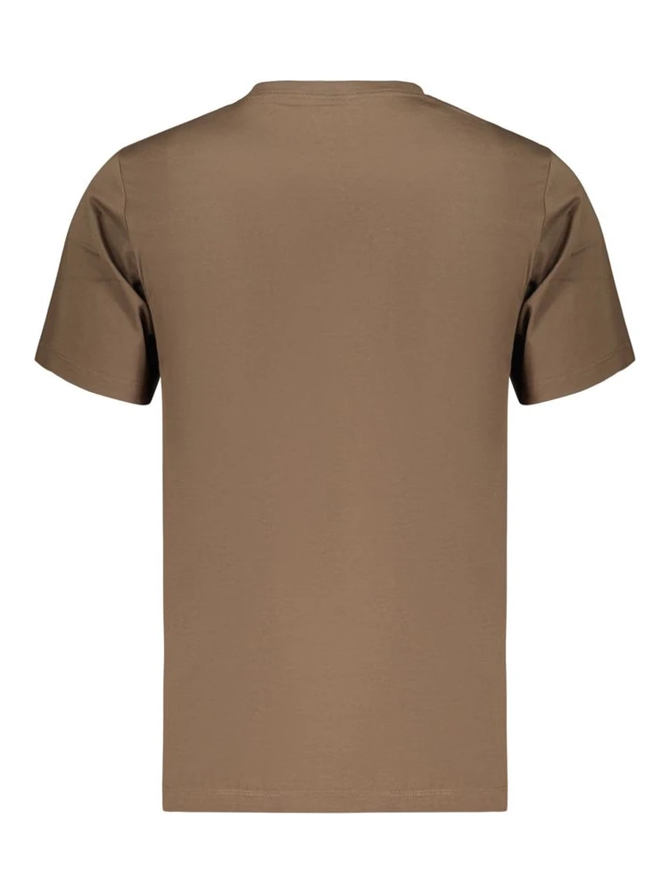 Brown Cotton Men's T-Shirt alternative