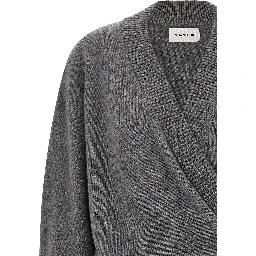 Gray Wool Cardigan
