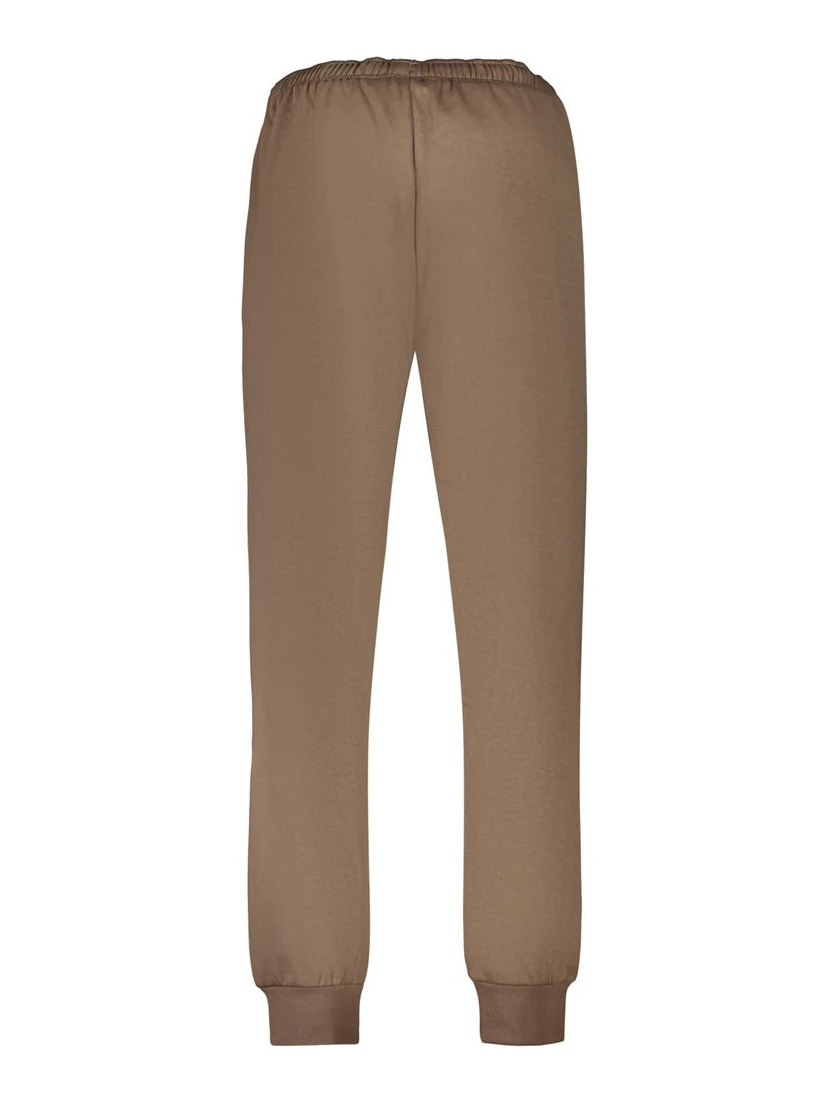 Brown Cotton Men's Trouser