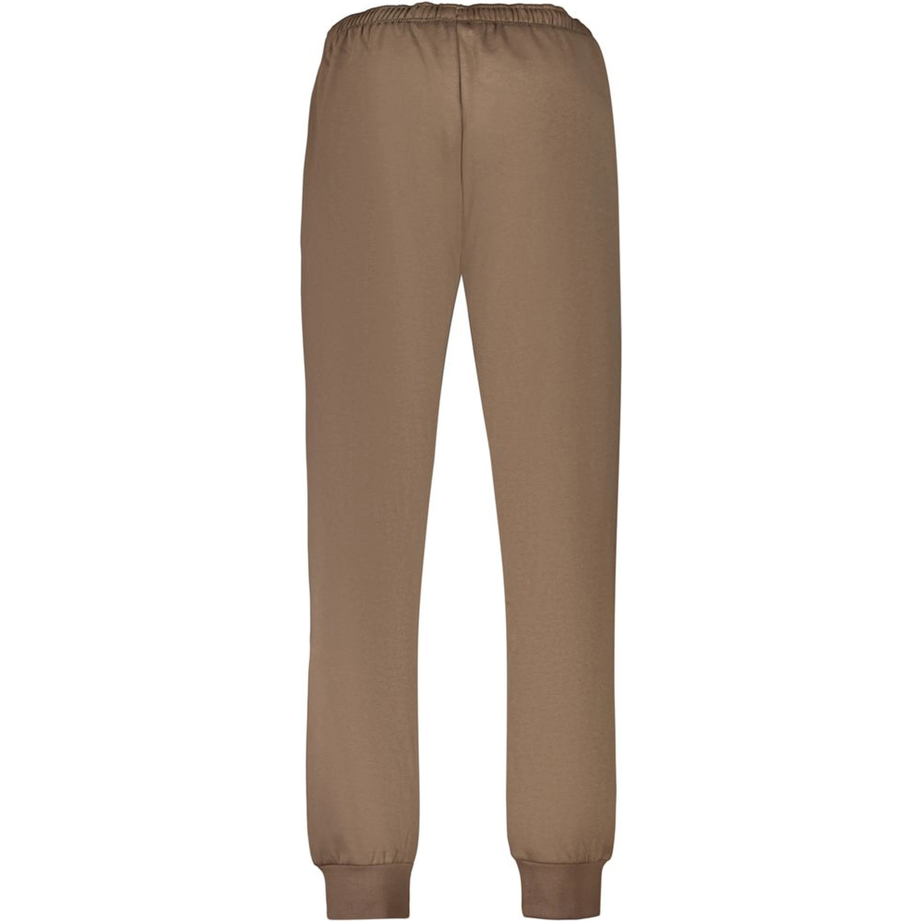 Brown Cotton Men's Trouser