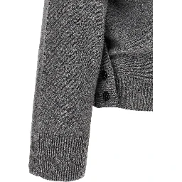Gray Wool Cardigan