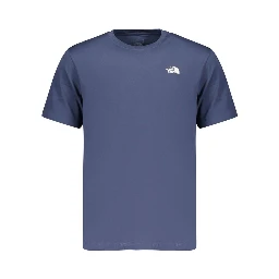 Blue Cotton Men's T-Shirt