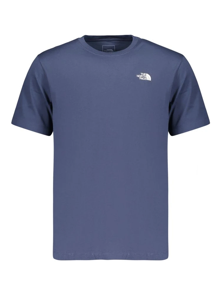 Blue Cotton Men's T-Shirt