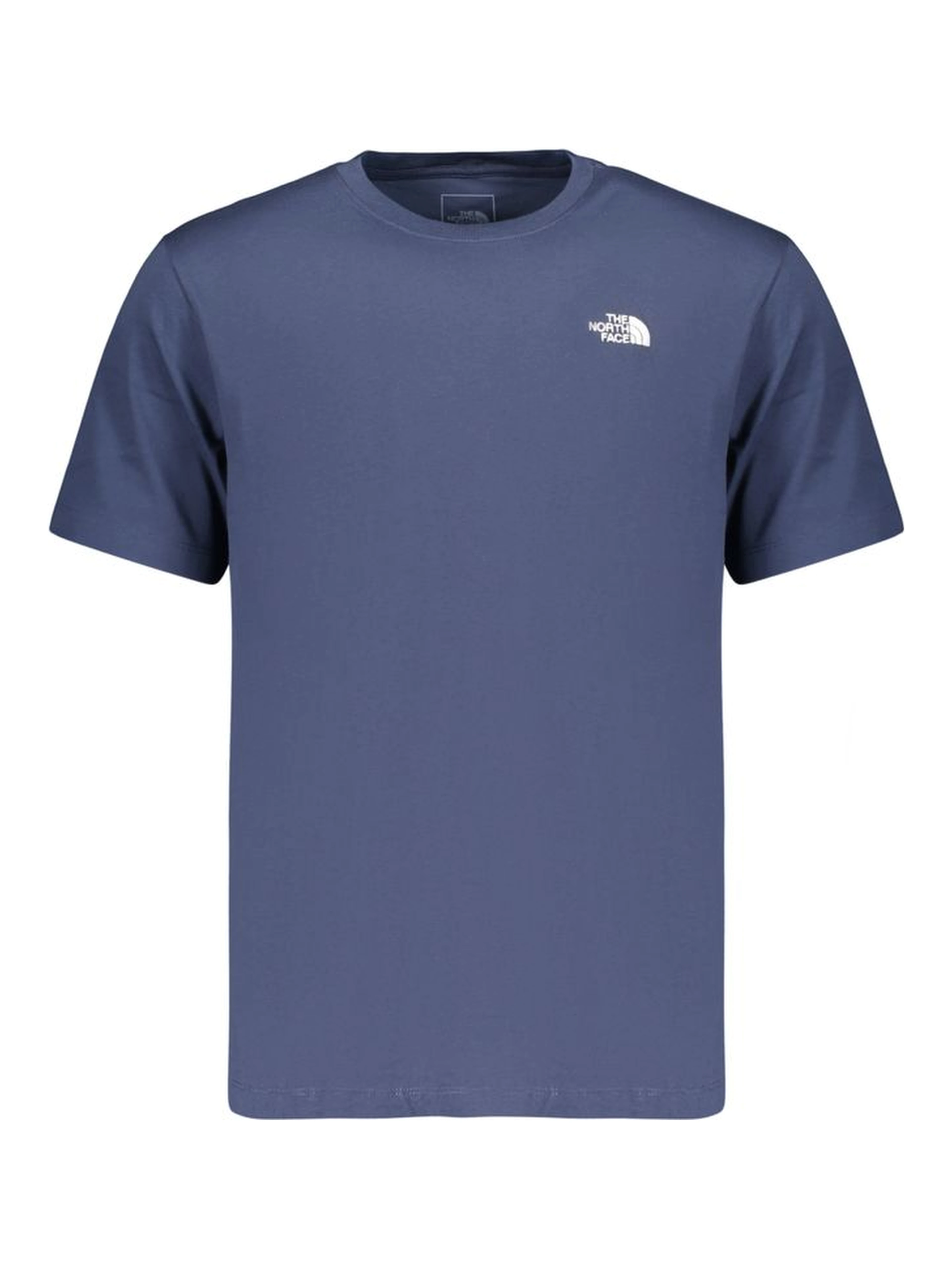 Blue Cotton Men's T-Shirt