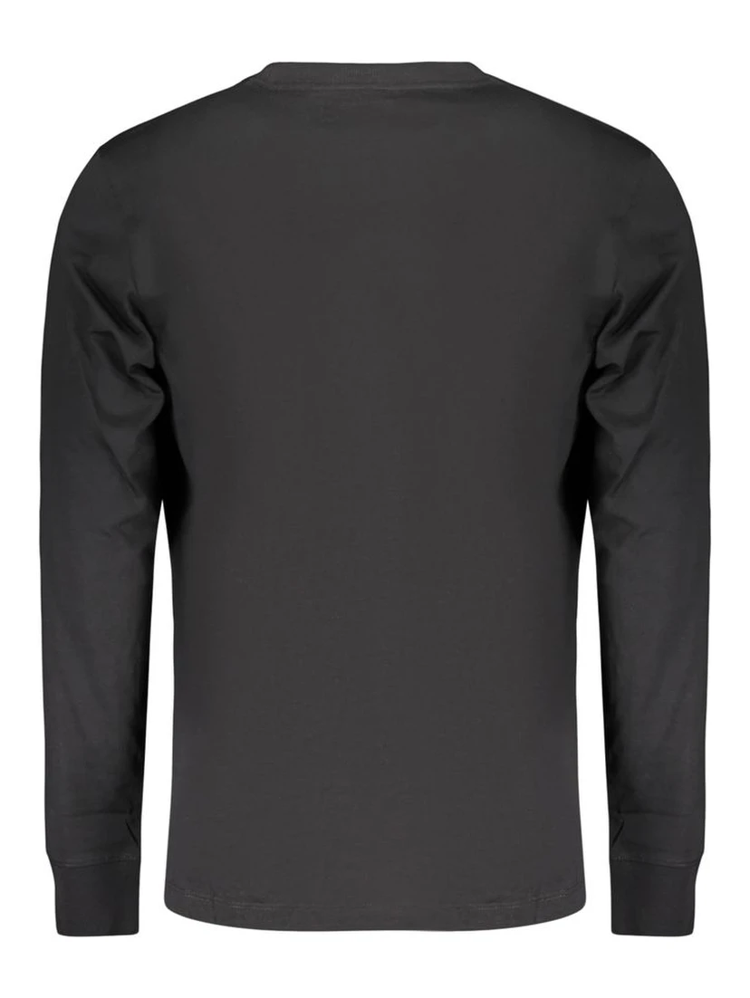 Black Cotton Men's T-Shirt