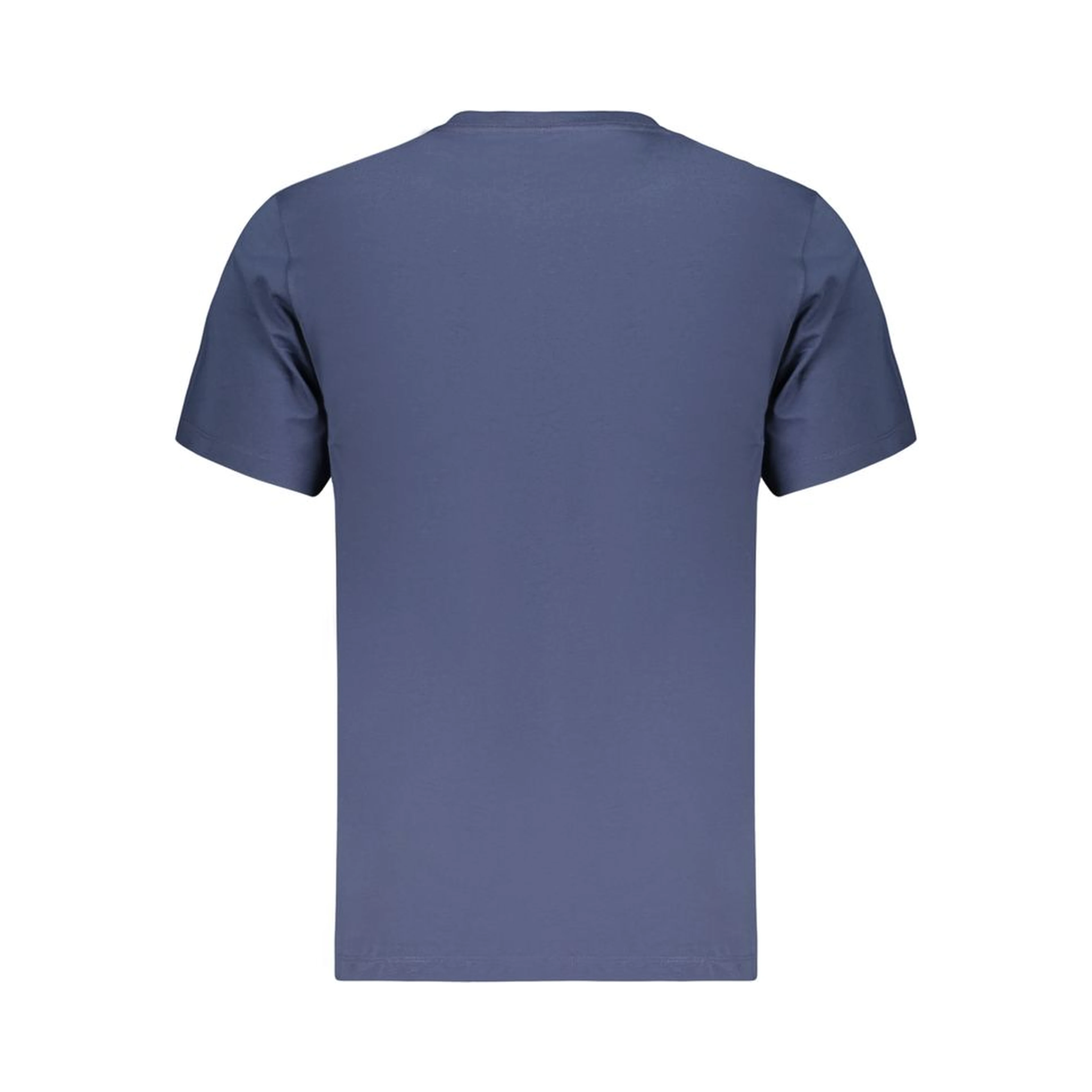 Blue Cotton Men's T-Shirt
