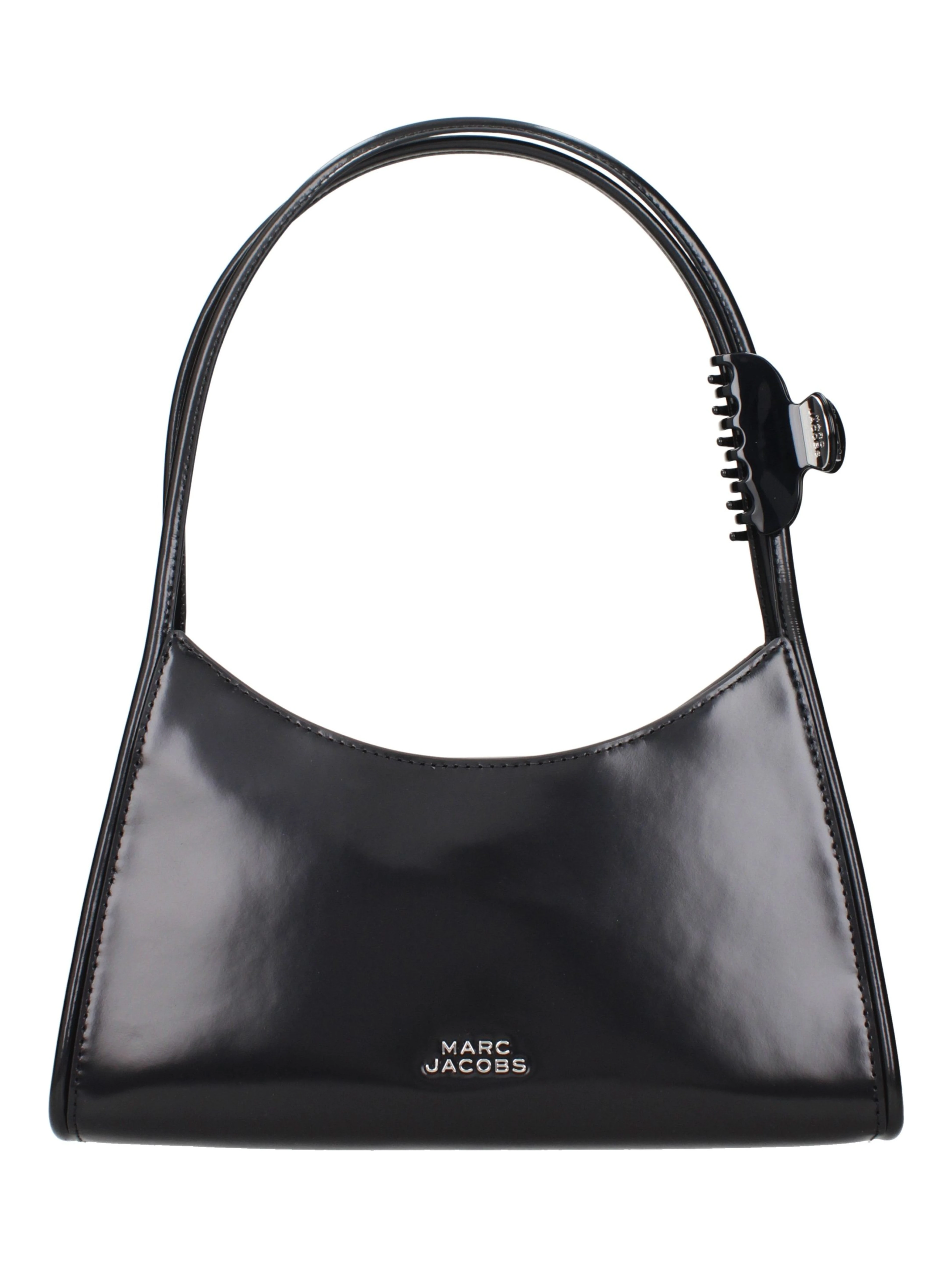 Black Leather Shoulder Bag