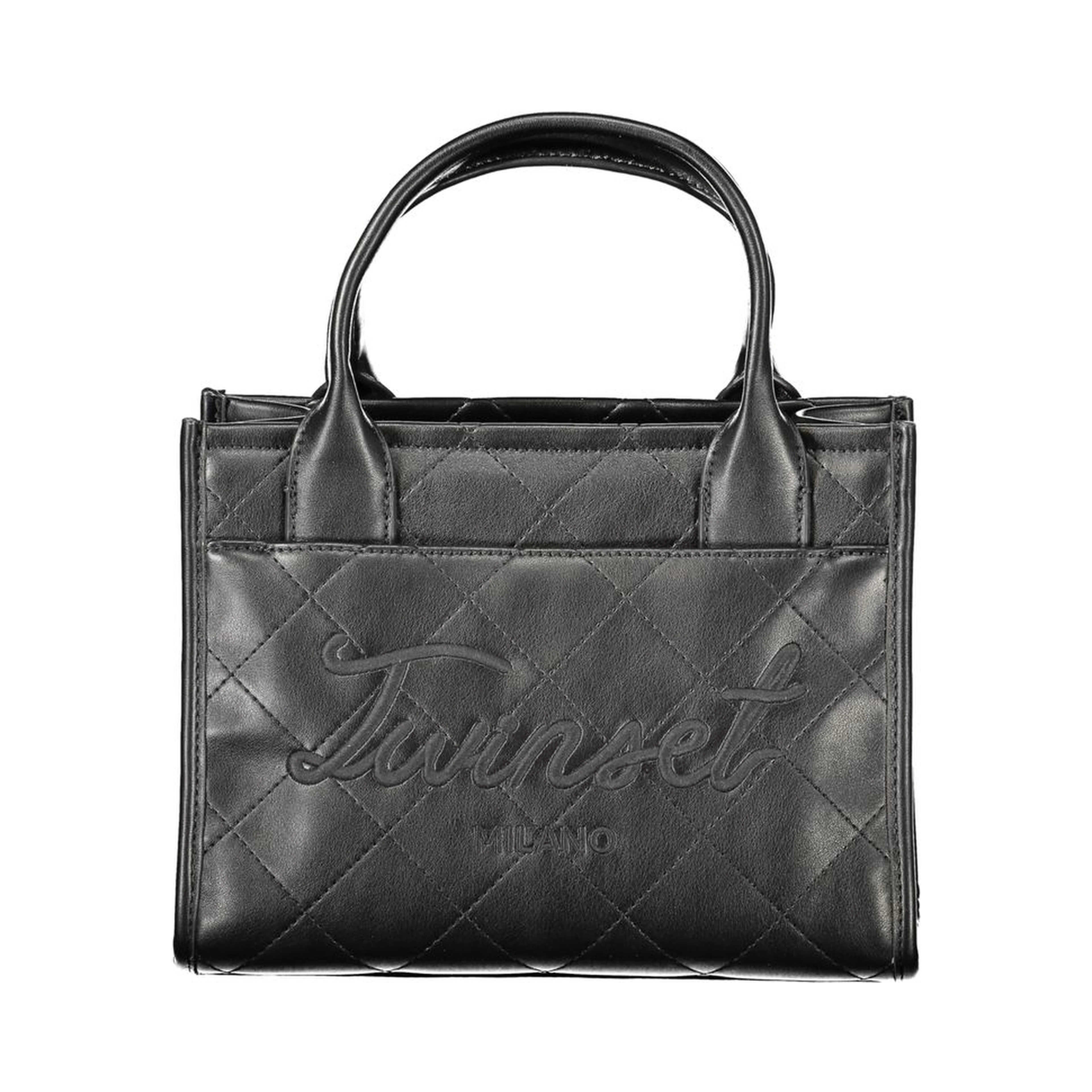 Black Polyurethane Women's Bag