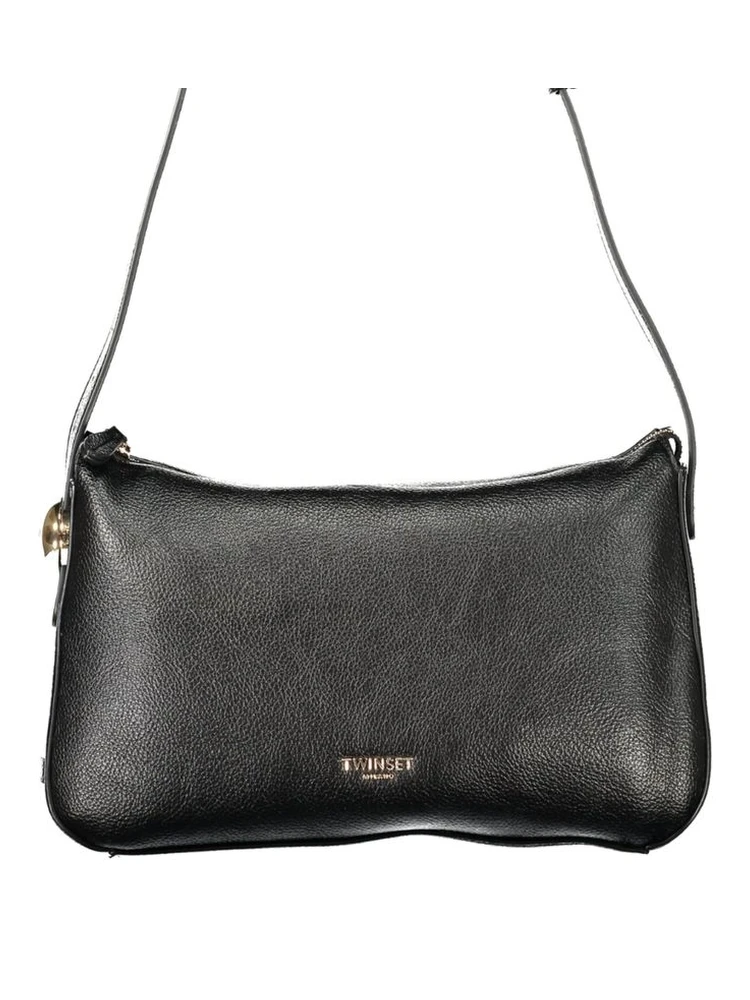 Black Polyurethane Women's Bag