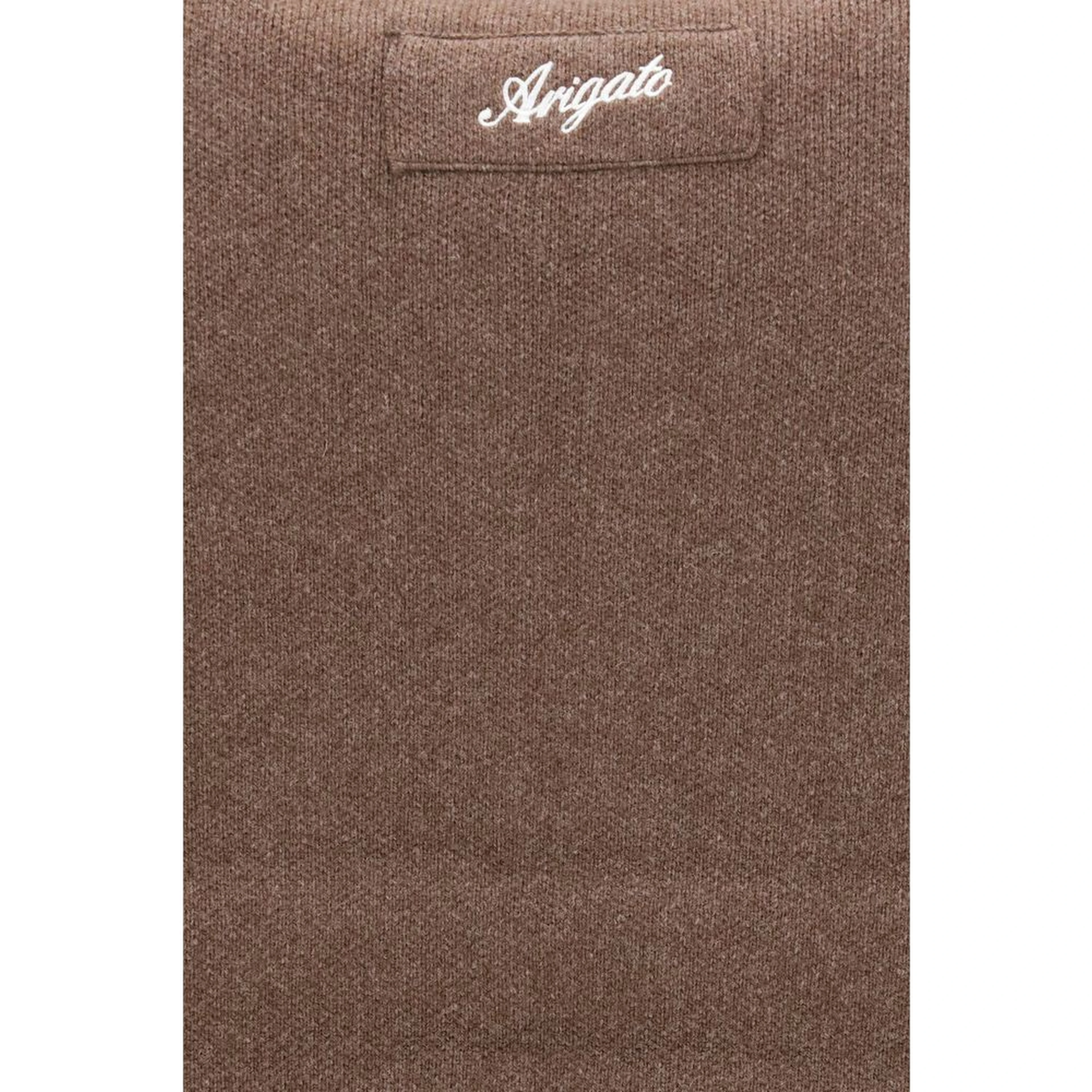 Brown Wool Oves Aries Sweatshirt