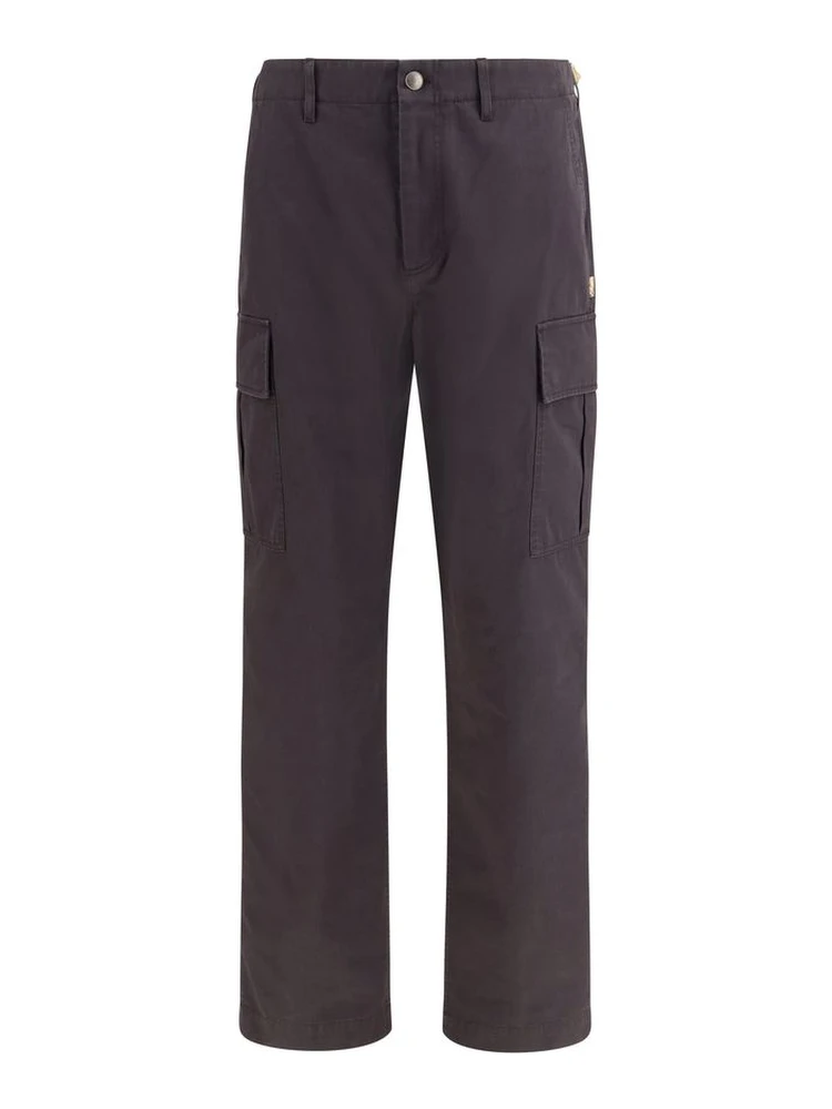 Brown Cotton Cargo Pants