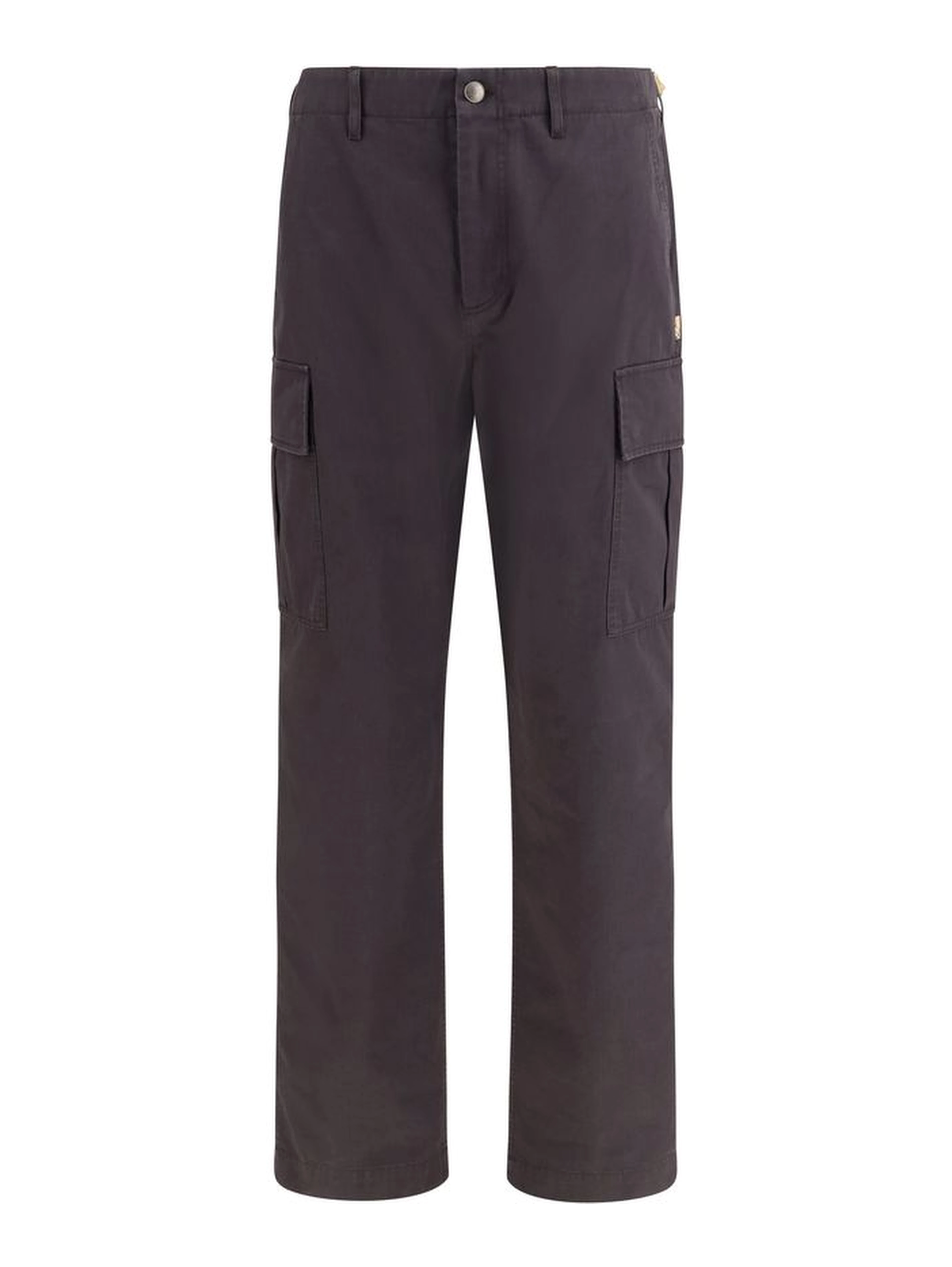 Brown Cotton Cargo Pants