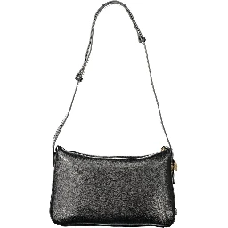 Black Polyurethane Women's Bag