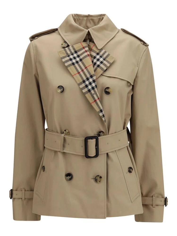 Beige Cotton Coat