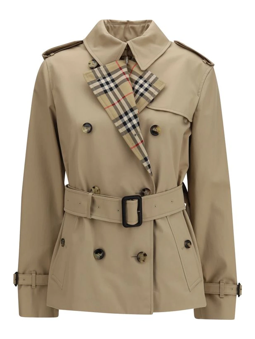 Beige Cotton Coat