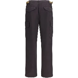 Brown Cotton Cargo Pants
