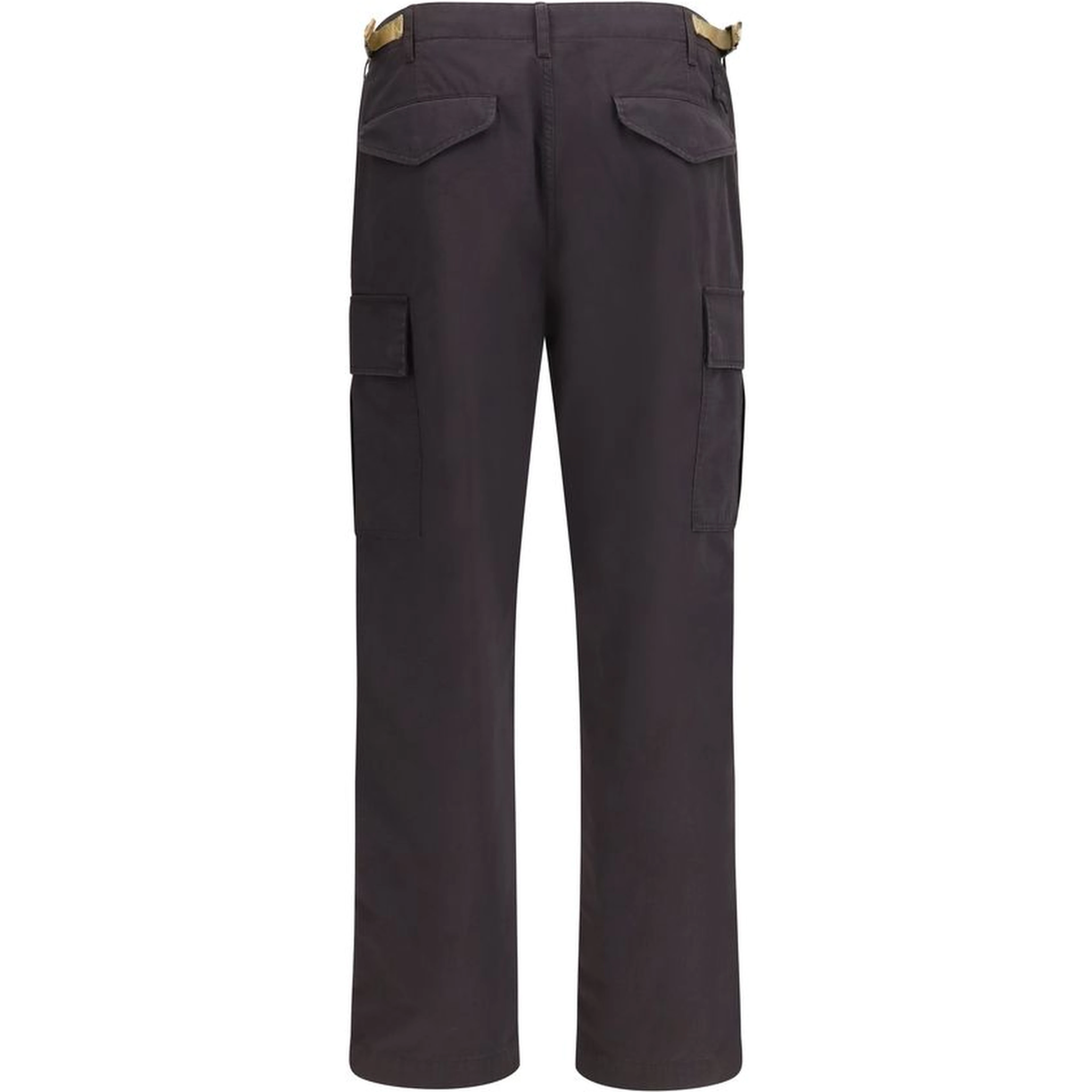 Brown Cotton Cargo Pants