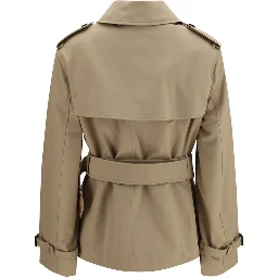 Beige Cotton Coat