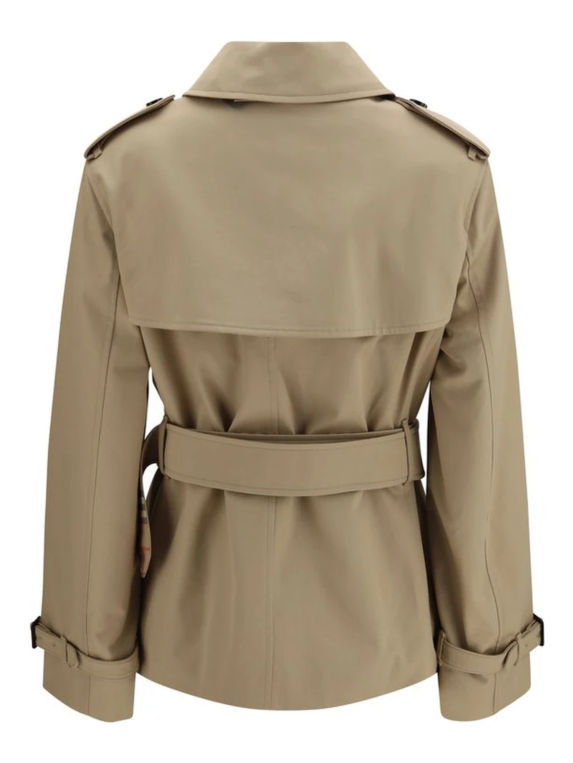 Beige Cotton Coat