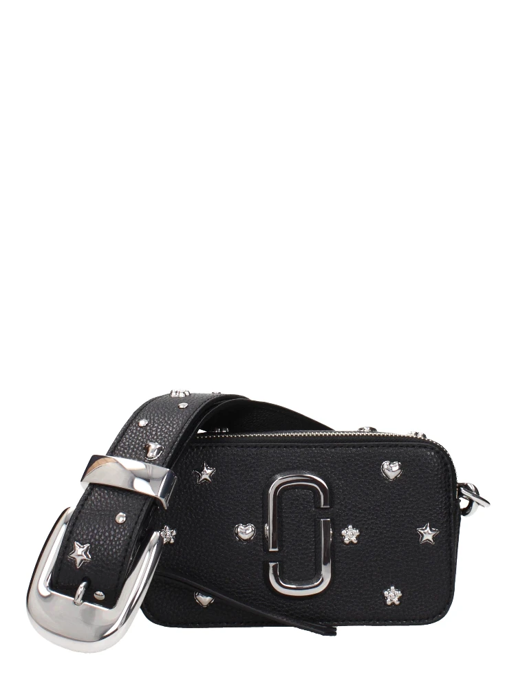 Black Leather Crossbody Bag