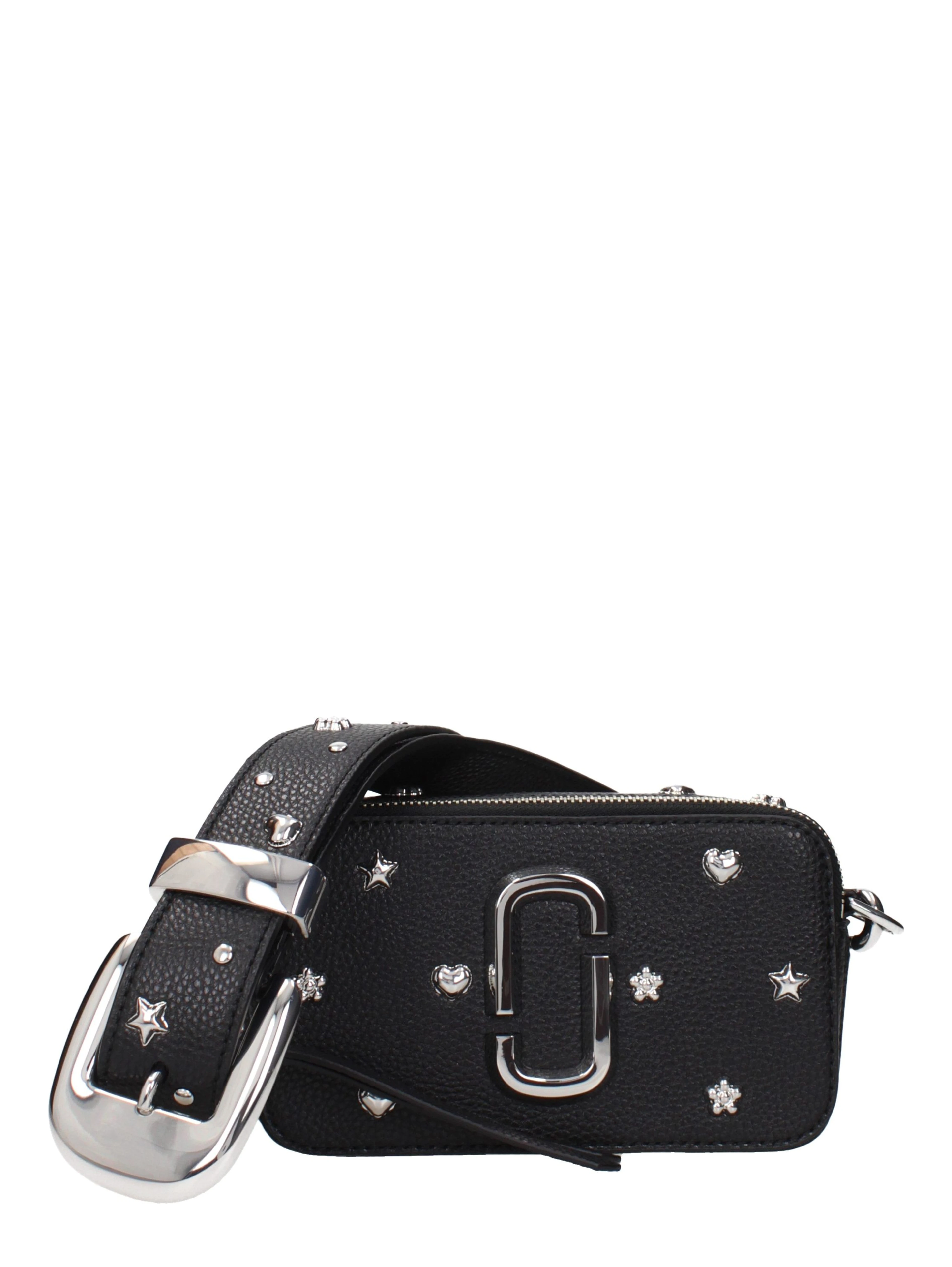 Black Leather Crossbody Bag