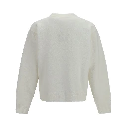 White Cotton Sweatshirt