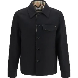 Black Wool Oves Aries Full-Length Jacket