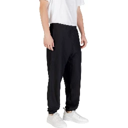 Black Cotton Joggers (Workout Pants)