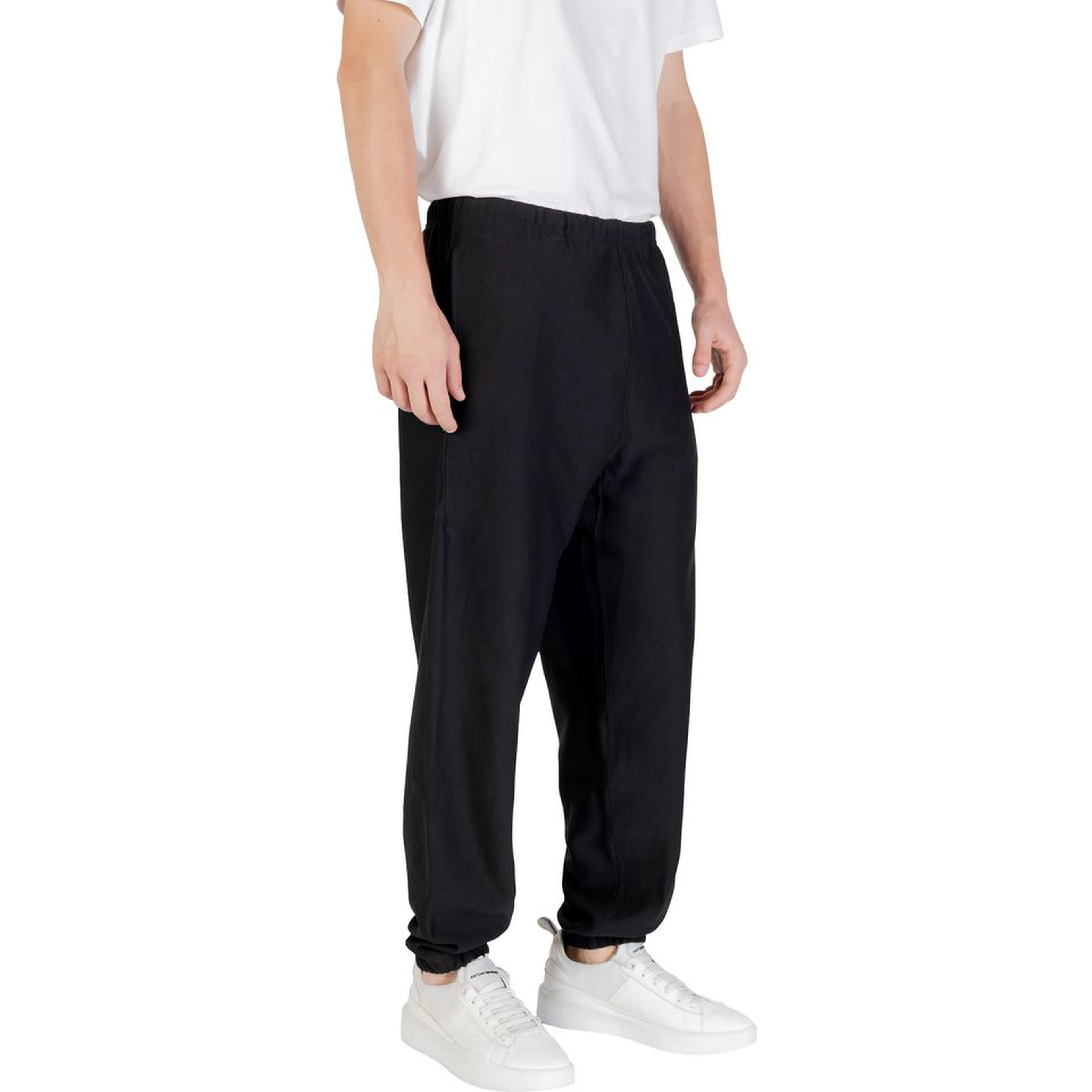 Black Cotton Joggers (Workout Pants)