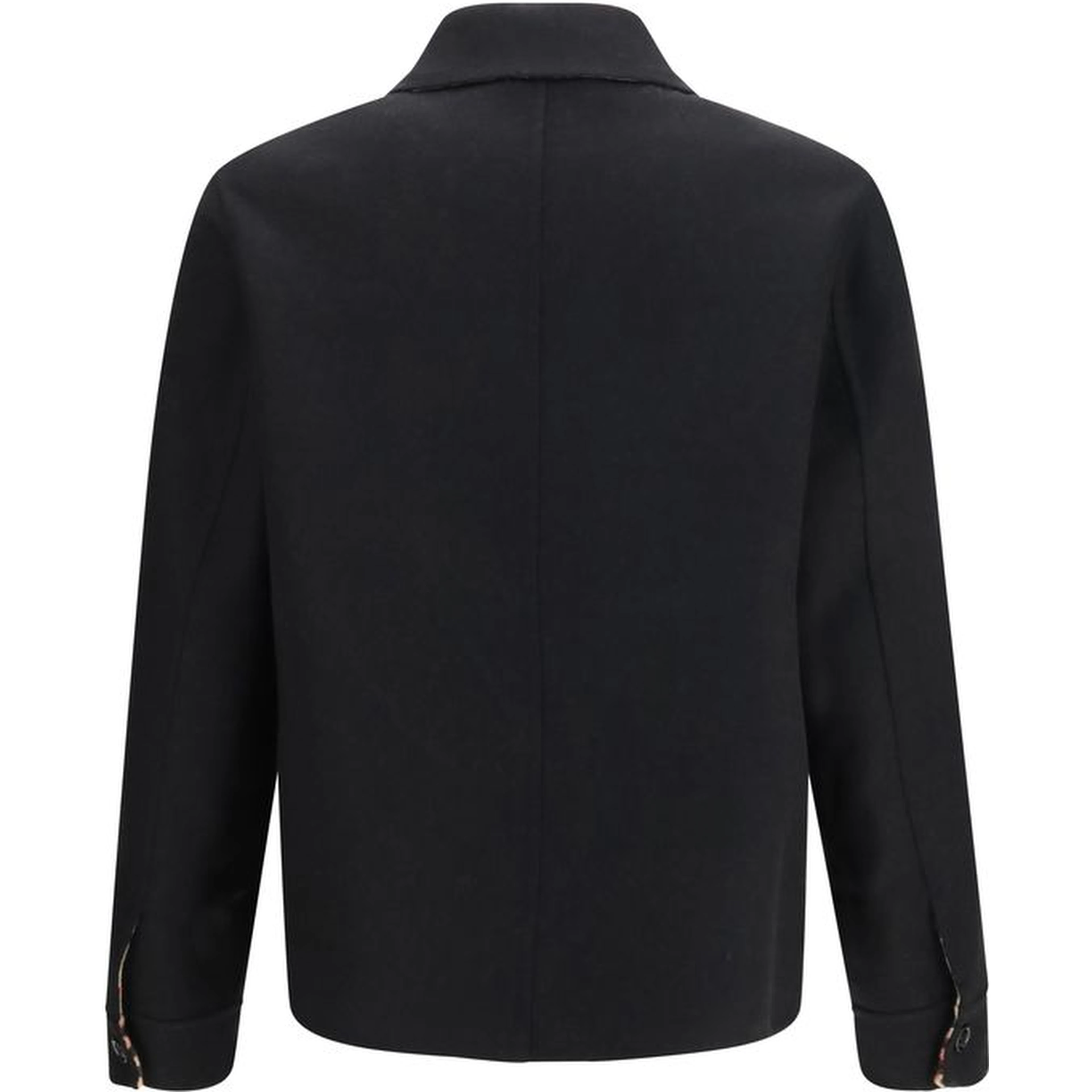 Black Wool Oves Aries Full-Length Jacket