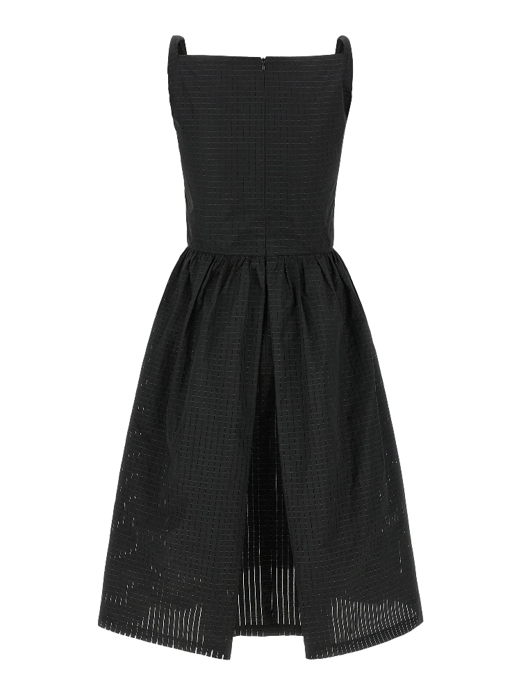 Black Polyester Midi Dress alternative