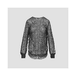 Alberta Ferretti Tulle Blouse