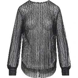Alberta Ferretti Tulle Blouse