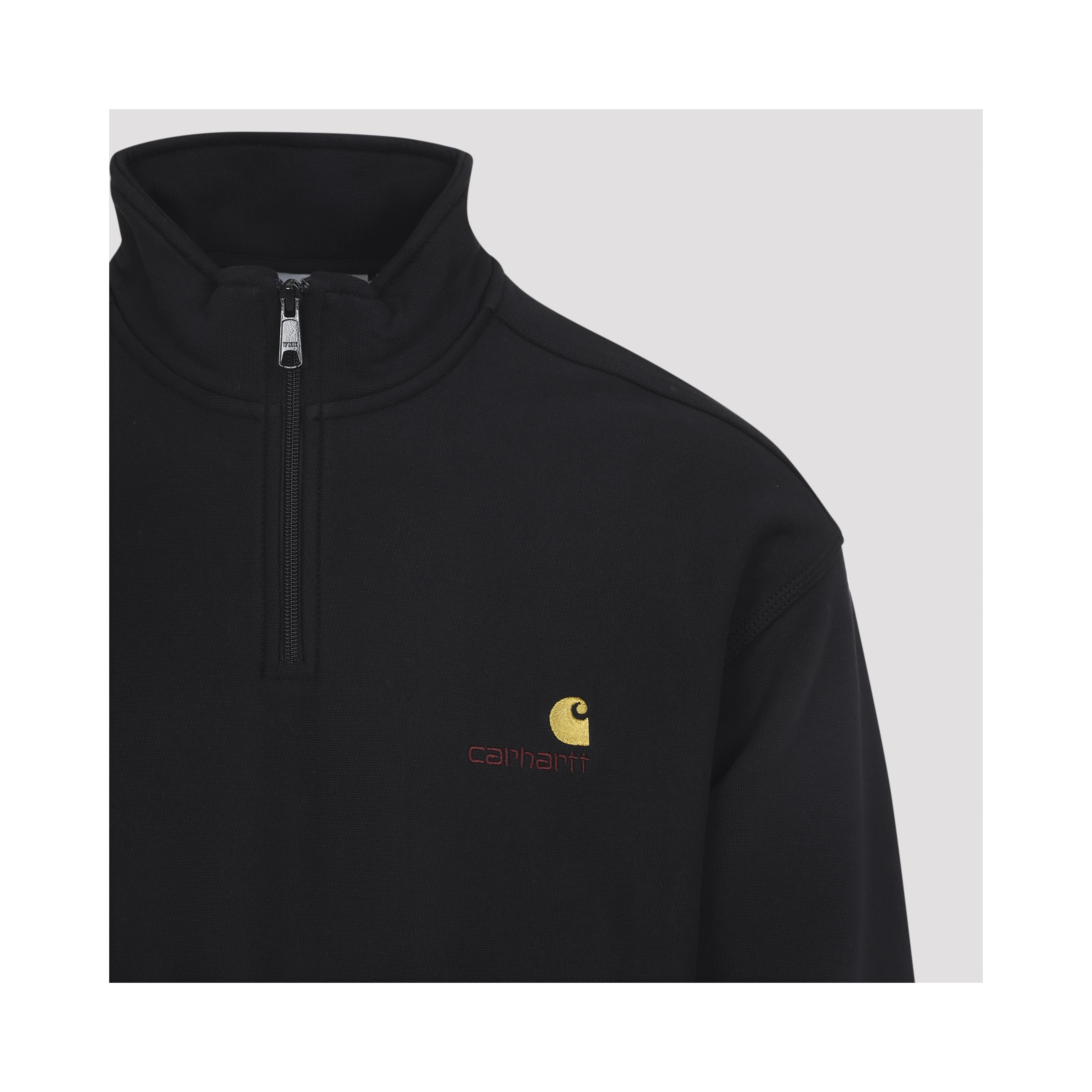 Carhartt Wip Half Zip American Script Sweatshirt