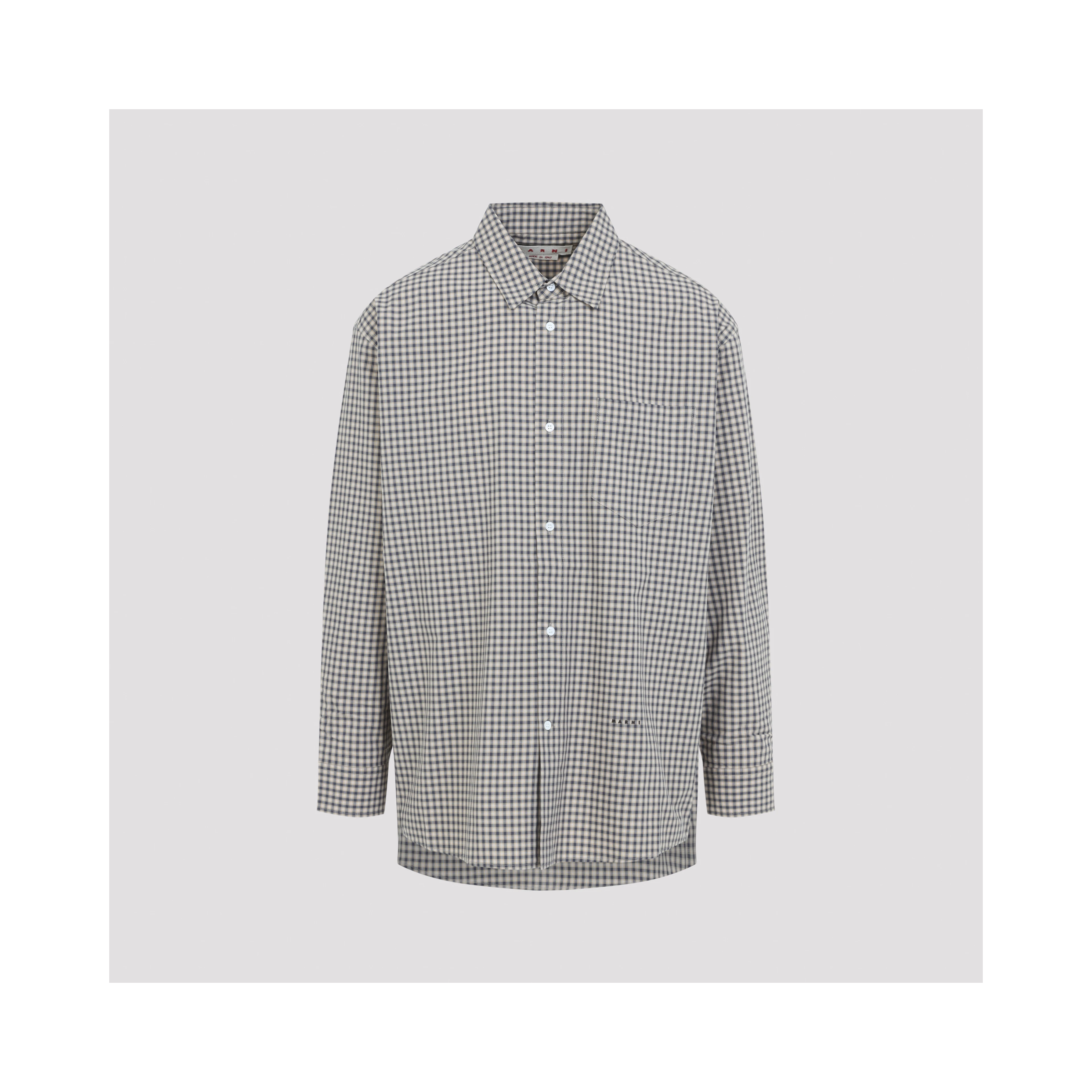 Marni Micro Check Pattern Shirt