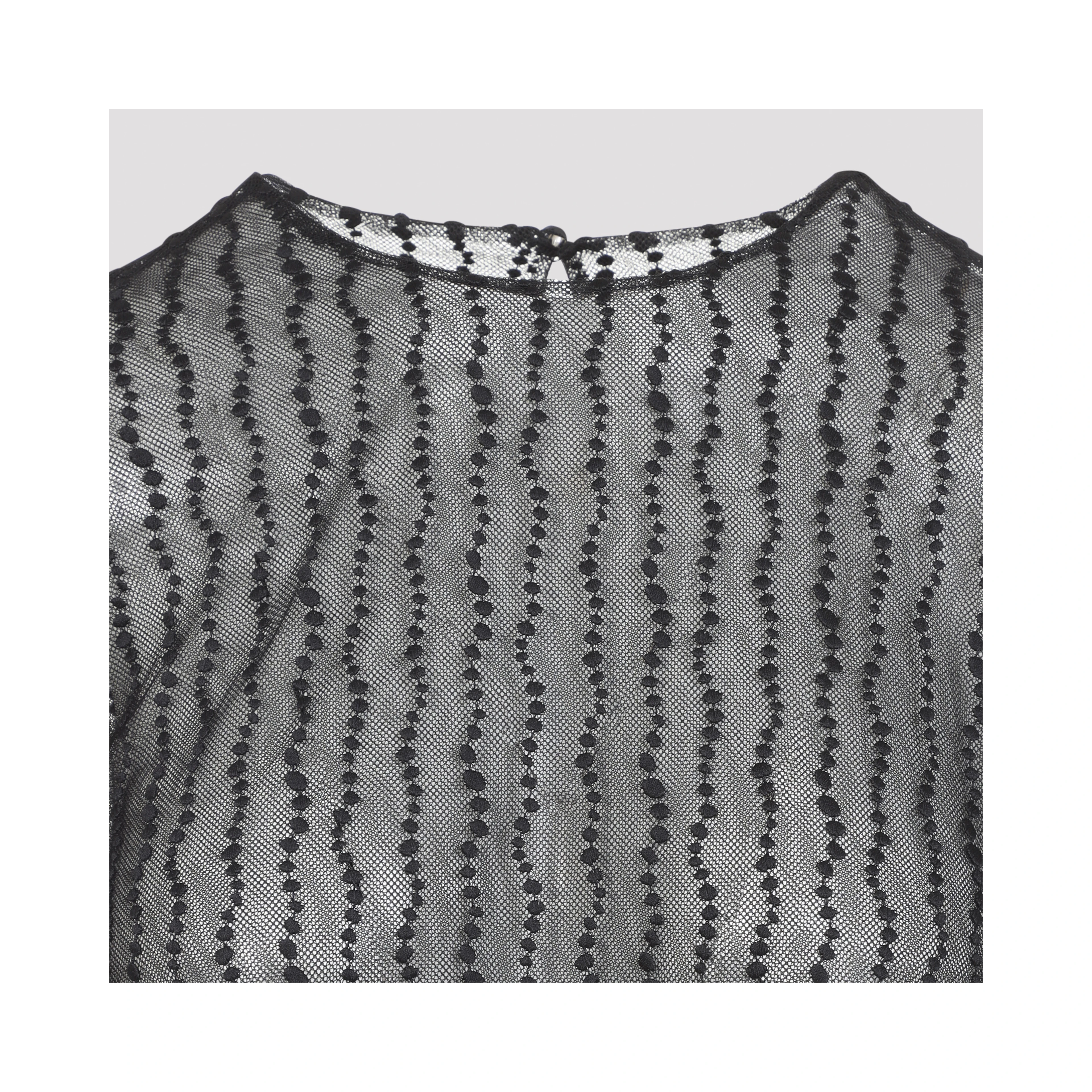 Alberta Ferretti Tulle Blouse