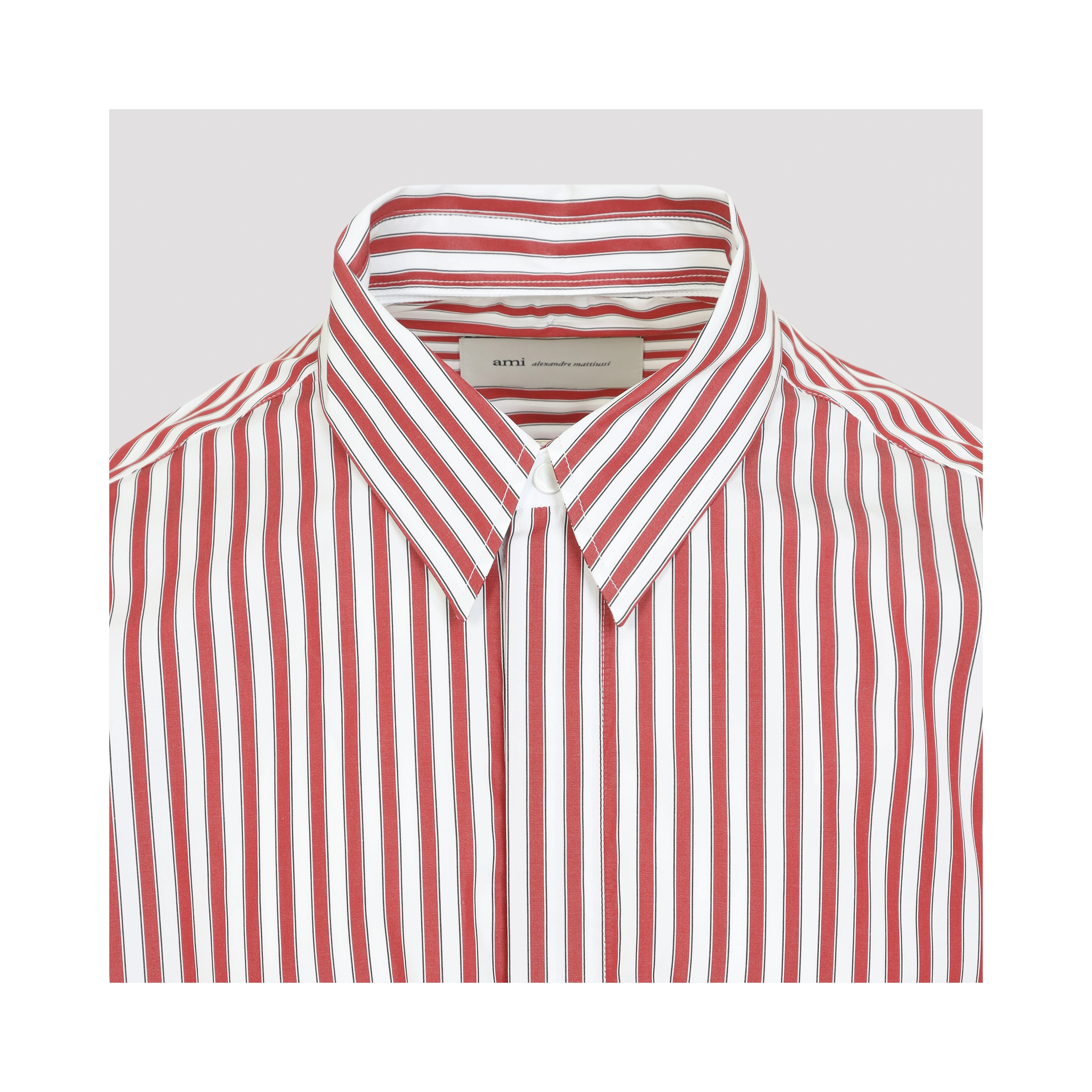 Ami Paris Large Striped Shirt
