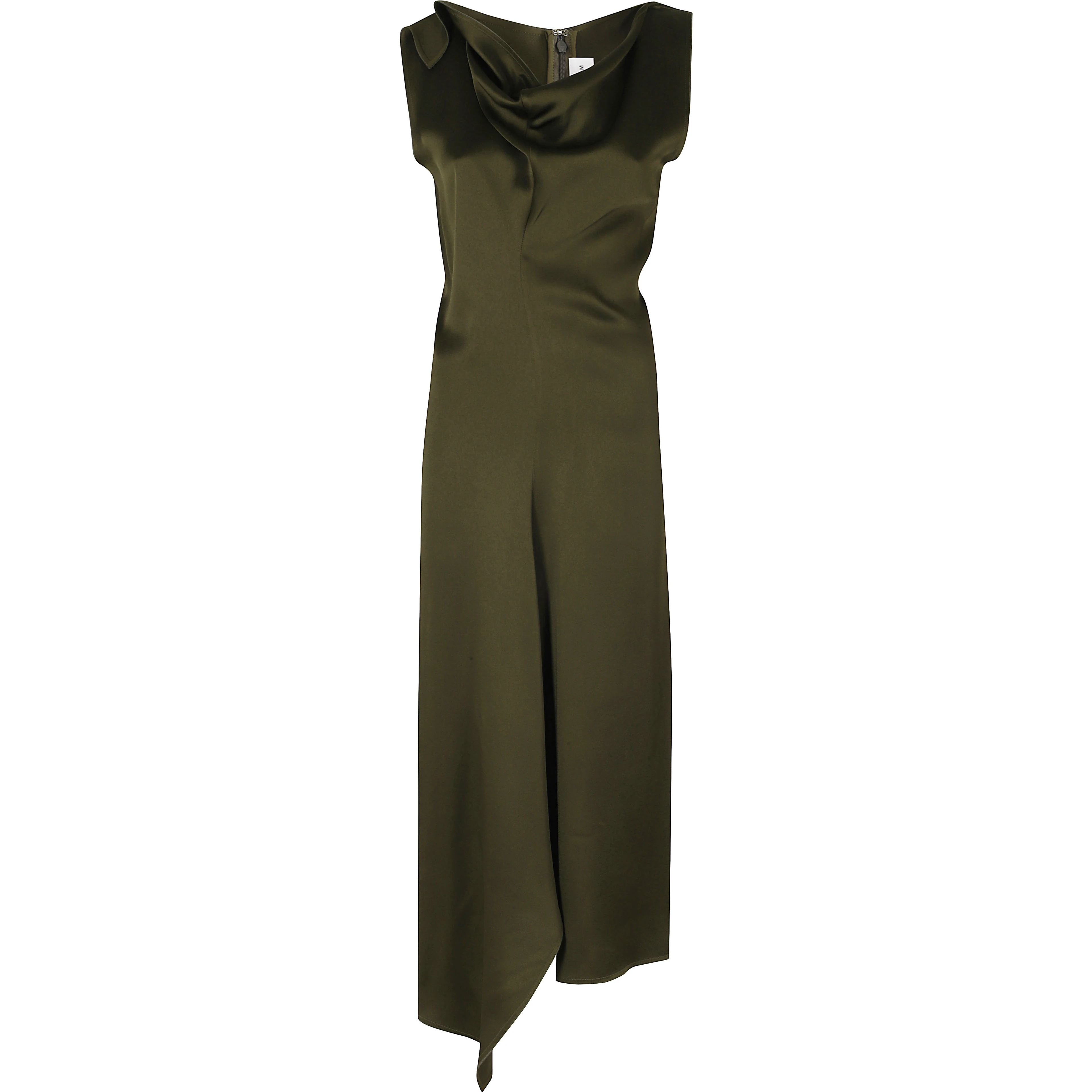 DRAPED TAILORED MIDI DRESS