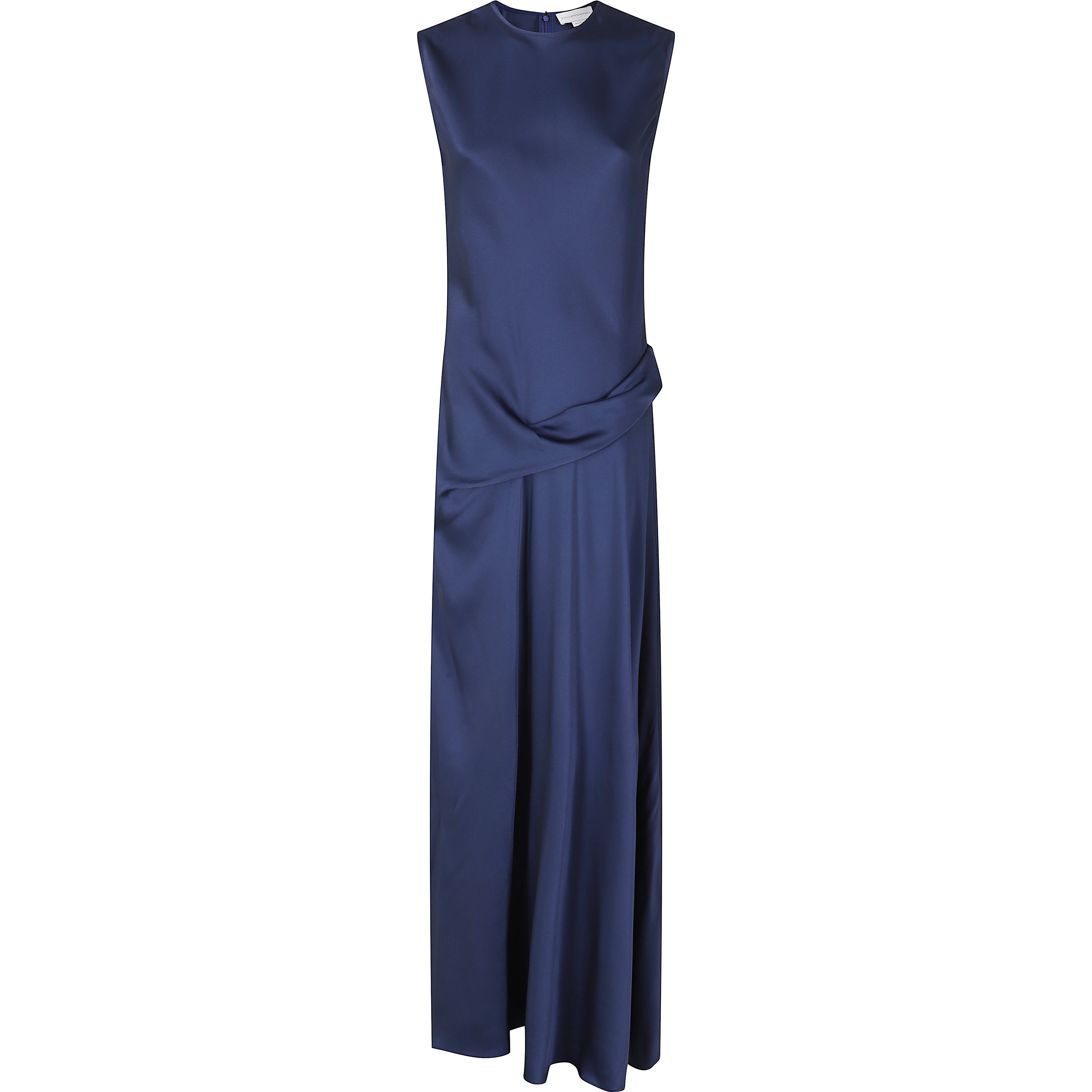 DRAPED SATIN GOWN
